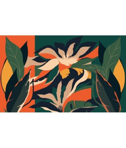 Gili Yaprak Desenli Pareo