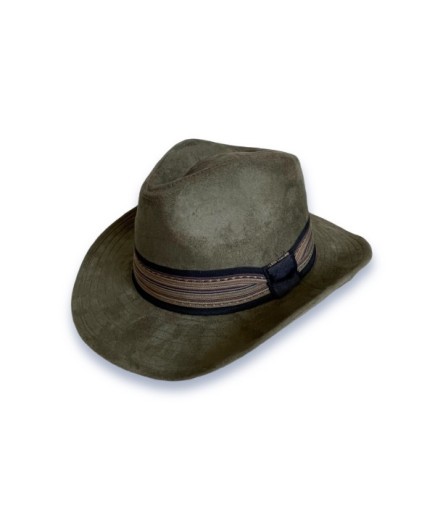 Arizona Yeşil Nubuk Western Şapka