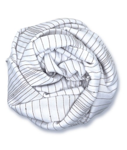 Mini Payetli Beyaz Şal