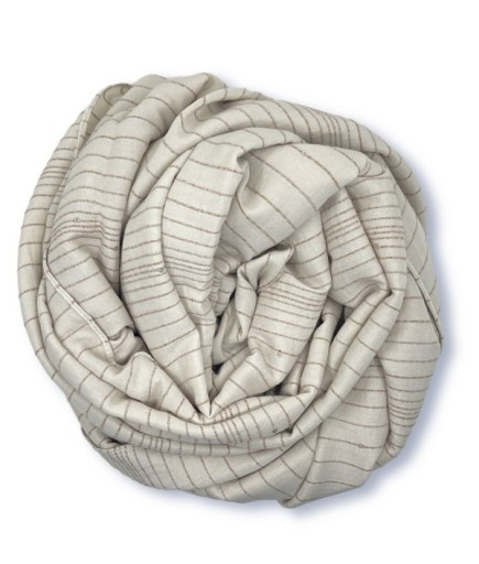 Mini Payetli Krem Şal