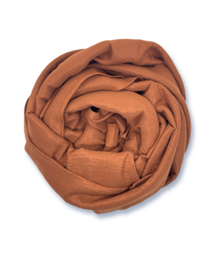 Yumuşak Dokulu Taba Rengi Düz Şal