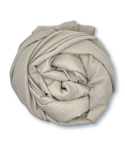 Yumuşak Dokulu Taş Rengi Düz Şal