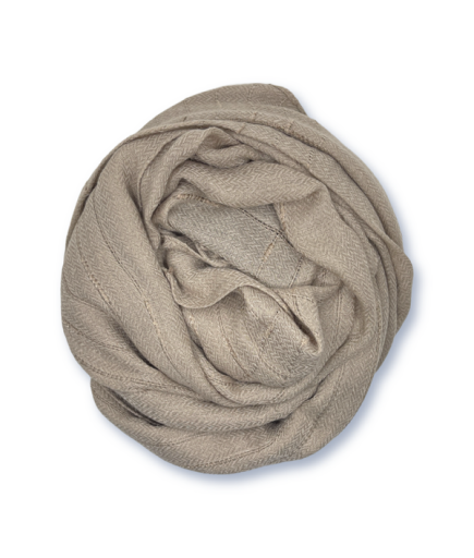 Yumuşak Dokulu Tüvit Desen Bej Şal