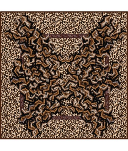 Namibia Hayvan Desenli Yün Şal