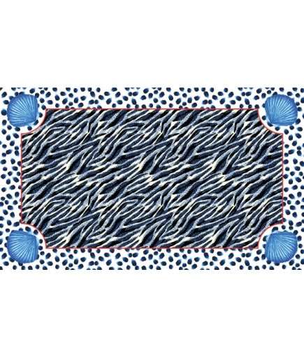 Brac Deniz Kabuklu ve Leopar Desenli Pareo