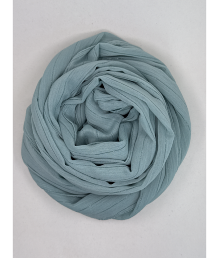 Kendinden Simli Yeşil Şal