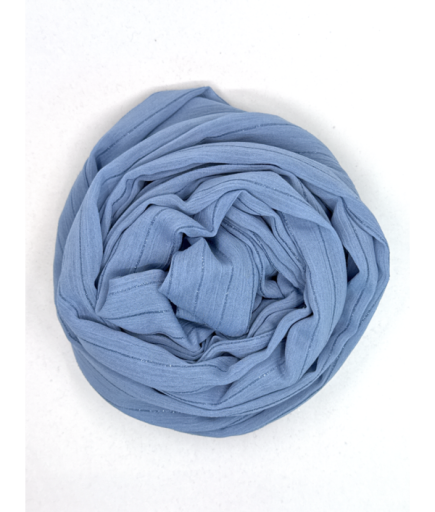 Kendinden Simli Mavi Şal