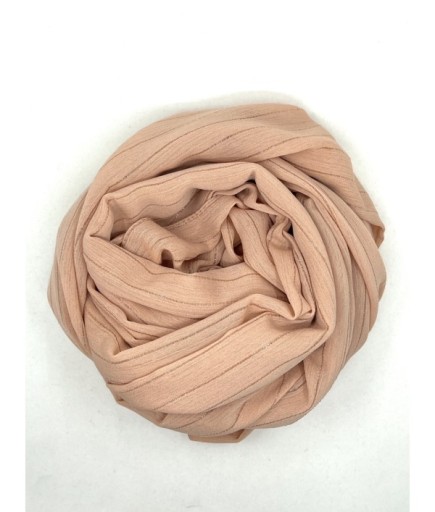 Saten Dokunuşlu Şeftali Renk Şal