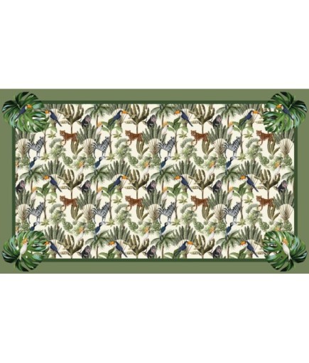 Amazon Tropik Desenli Pareo